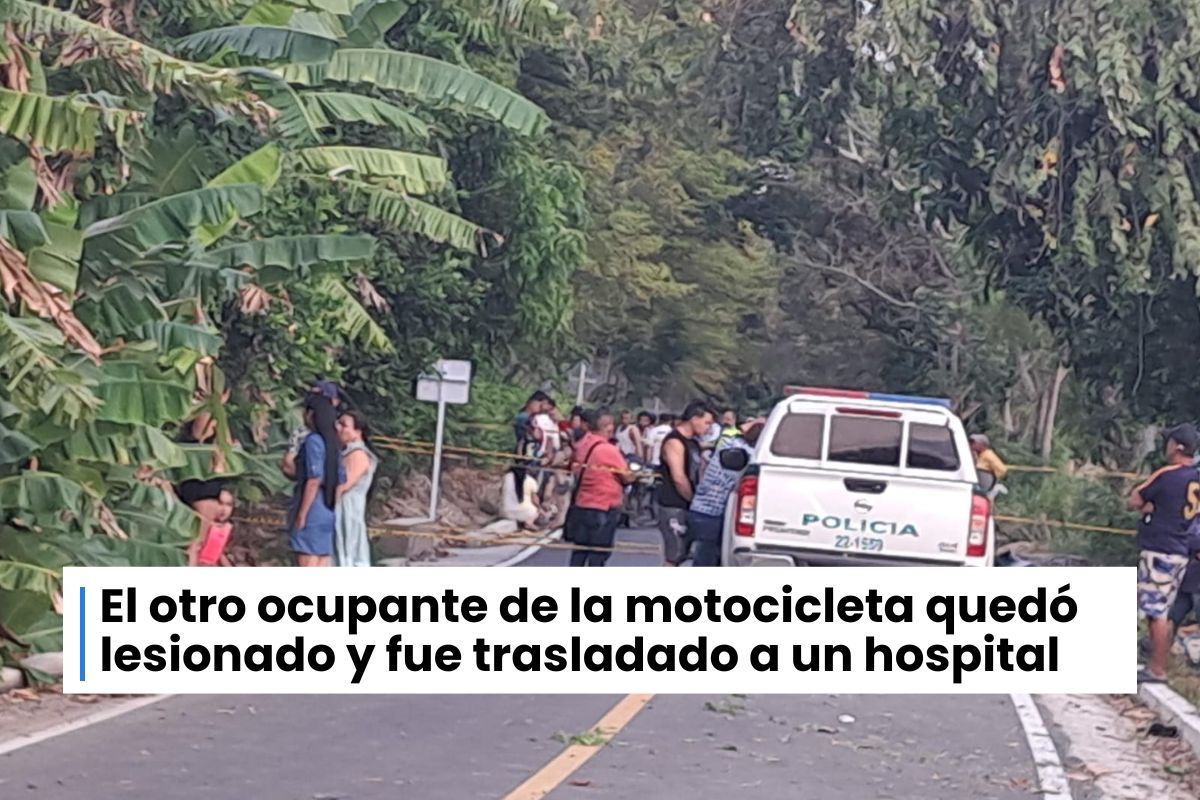 Motociclista perdió la vida tras sufrir aparatoso accidente en el